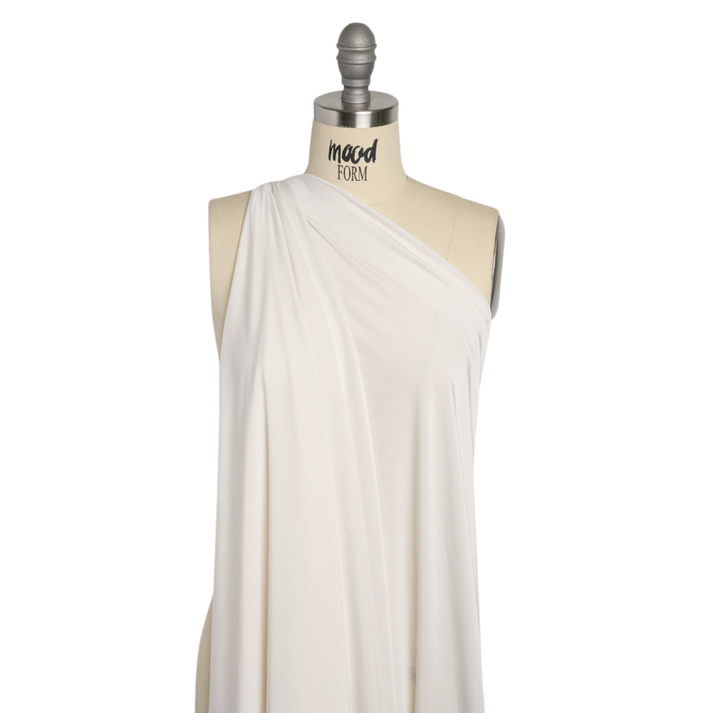 Famous Australian Designer Ivory Stretch Polyester Jersey