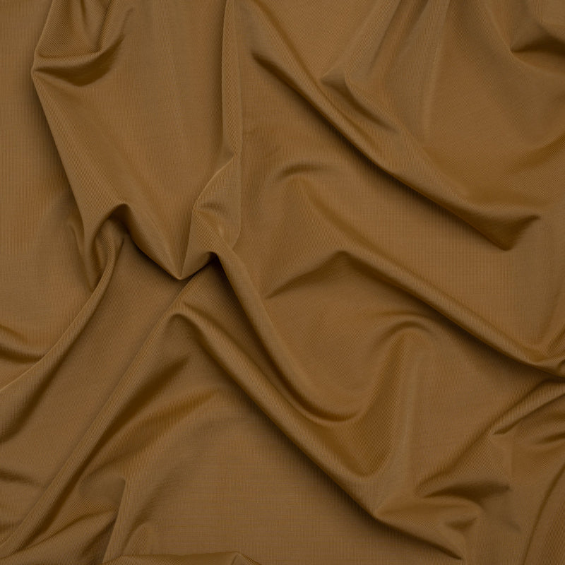 Famous Australian Designer Gold Stretch Polyester Jersey