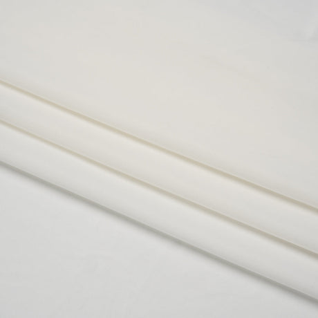 Famous Australian Designer White Stretch Polyester Jersey