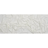 Famous Australian Designer White Stretch Polyester Jersey