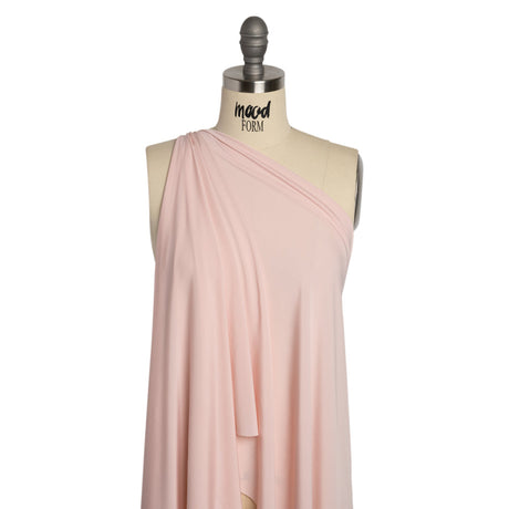 Famous Australian Designer Light Pink Stretch Polyester Jersey