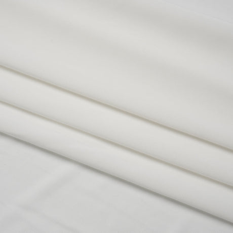 Famous Australian Designer Off White Stretch Polyester Jersey
