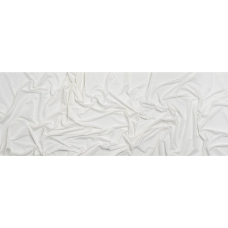 Famous Australian Designer Off White Stretch Polyester Jersey