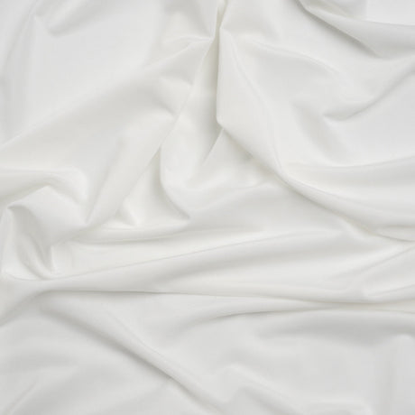 Famous Australian Designer Off White Stretch Polyester Jersey