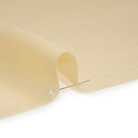 Famous Australian Designer Aged Parchment Lightweight Linen Woven