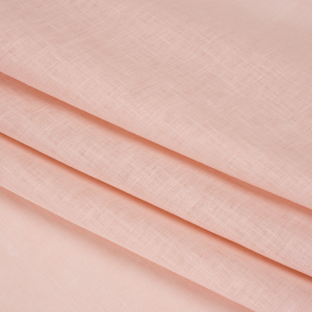 Famous Australian Designer Shell Pink Lightweight Linen Woven