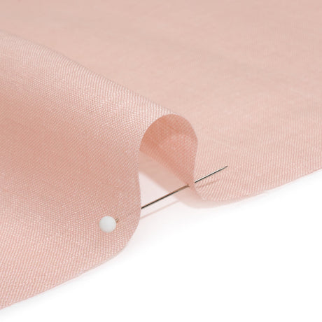 Famous Australian Designer Shell Pink Lightweight Linen Woven