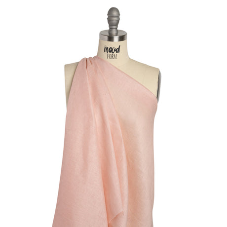 Famous Australian Designer Shell Pink Lightweight Linen Woven