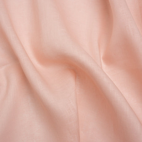 Famous Australian Designer Shell Pink Lightweight Linen Woven