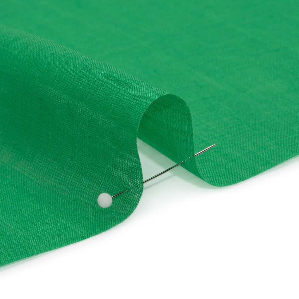 Famous Australian Designer Kelly Green Lightweight Ramie Woven