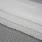 Famous Australian Designer White Crinkled Silk Chiffon