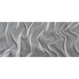 Famous Australian Designer White Crinkled Silk Chiffon
