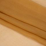 Famous Australian Designer Gold Crinkled Silk Chiffon