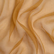 Famous Australian Designer Gold Crinkled Silk Chiffon