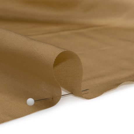Famous Australian Designer Gold Satin Faced Silk Chiffon