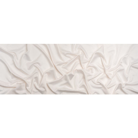 Famous Australian Designer Off White Polyester Satin