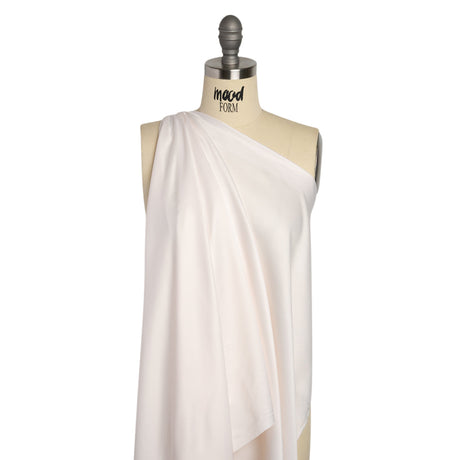 Famous Australian Designer Off White Polyester Satin