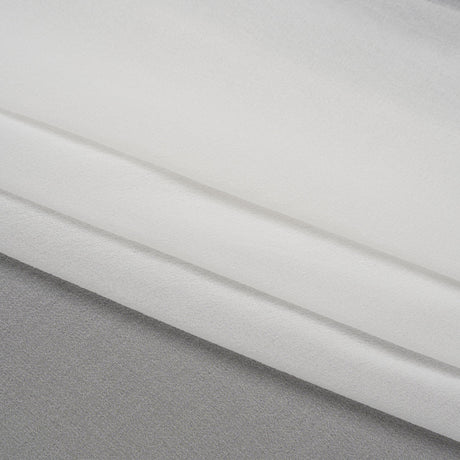 Famous Australian Designer White Silk Georgette