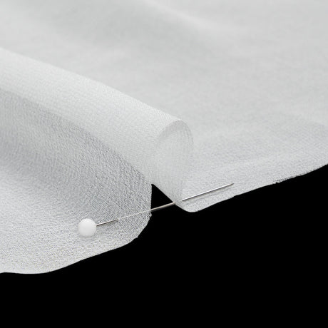 Famous Australian Designer White Silk Georgette