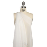 Famous Australian Designer White Silk Georgette