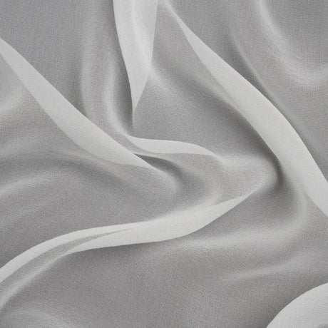 Famous Australian Designer White Silk Georgette