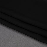 Famous Australian Designer Black Silk Georgette