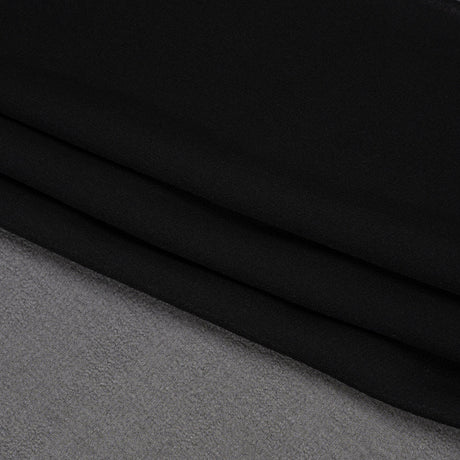 Famous Australian Designer Black Silk Georgette