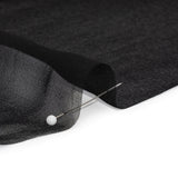 Famous Australian Designer Black Silk Georgette