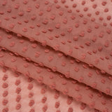Famous Australian Designer Rose Silk Swiss Dot Georgette