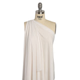 Famous Australian Designer Off White Stretch Polyester Jersey