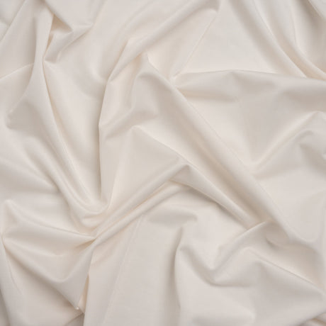 Famous Australian Designer Off White Stretch Polyester Jersey