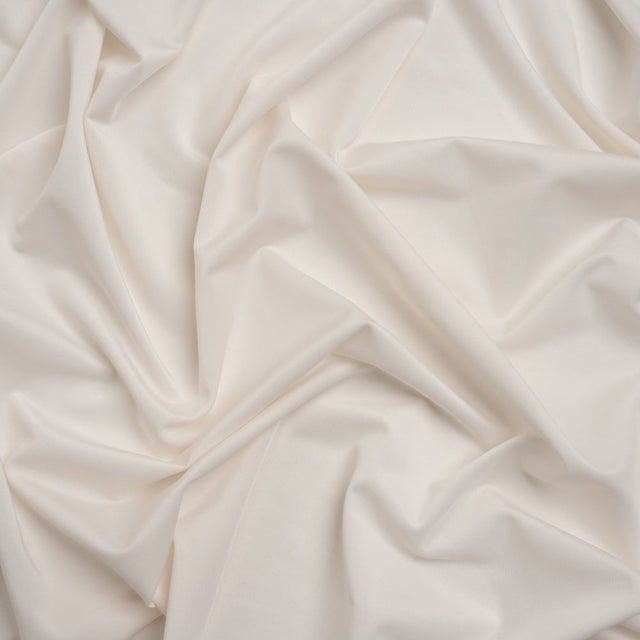 Famous Australian Designer Off White Stretch Polyester Jersey