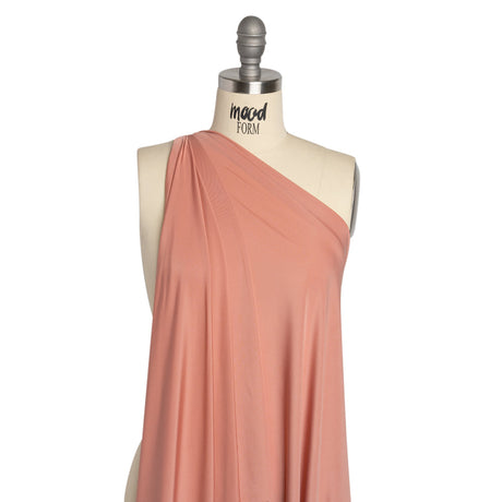 Famous Australian Designer Pink Stretch Polyester Jersey