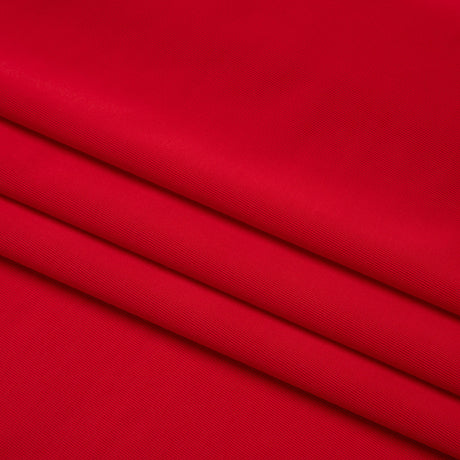 Famous Australian Designer Crimson Stretch Polyester Jersey