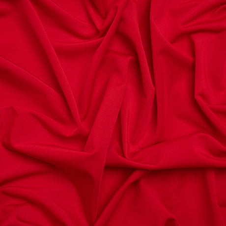 Famous Australian Designer Crimson Stretch Polyester Jersey