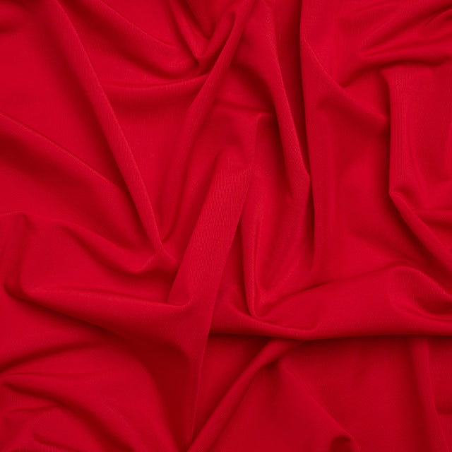 Famous Australian Designer Crimson Stretch Polyester Jersey