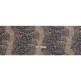 Famous Australian Designer Beige and Black Animal Spots Viscose Georgette