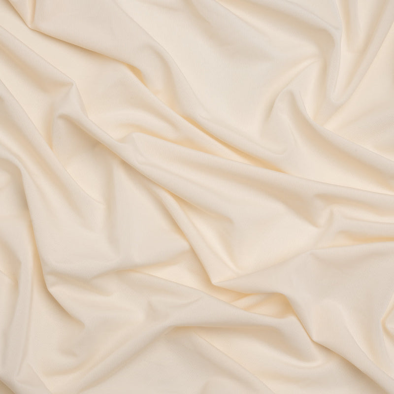 Famous Australian Designer Cream Stretch Polyester Jersey