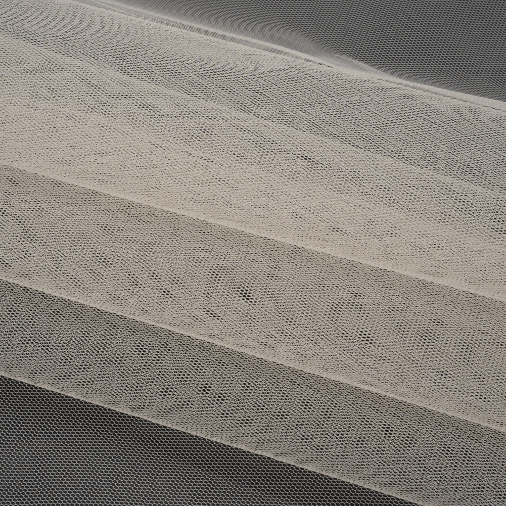 Famous Australian Designer Cream Stiff Polyester Tulle