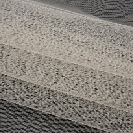 Famous Australian Designer Cream Stiff Polyester Tulle