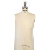 Famous Australian Designer Cream Stiff Polyester Tulle