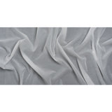 Famous Australian Designer White Shimmering Crisp Polyester Woven