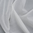 Famous Australian Designer White Shimmering Crisp Polyester Woven