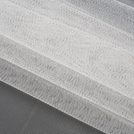 Famous Australian Designer White Polyester Tulle