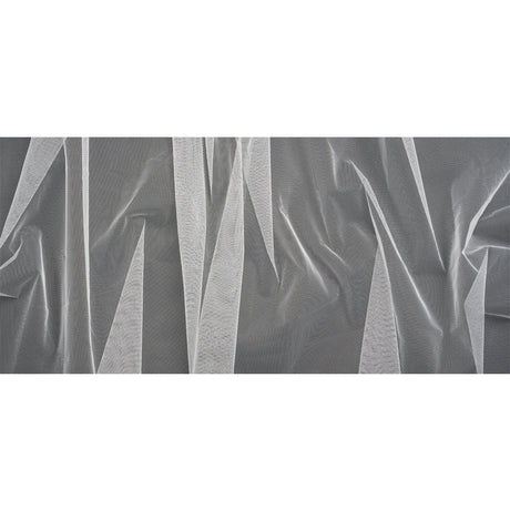 Famous Australian Designer White Polyester Tulle