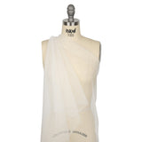 Famous Australian Designer White Polyester Tulle