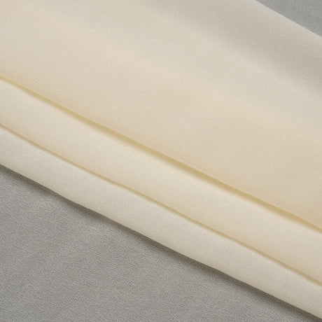 Famous Australian Designer Cream Viscose Georgette