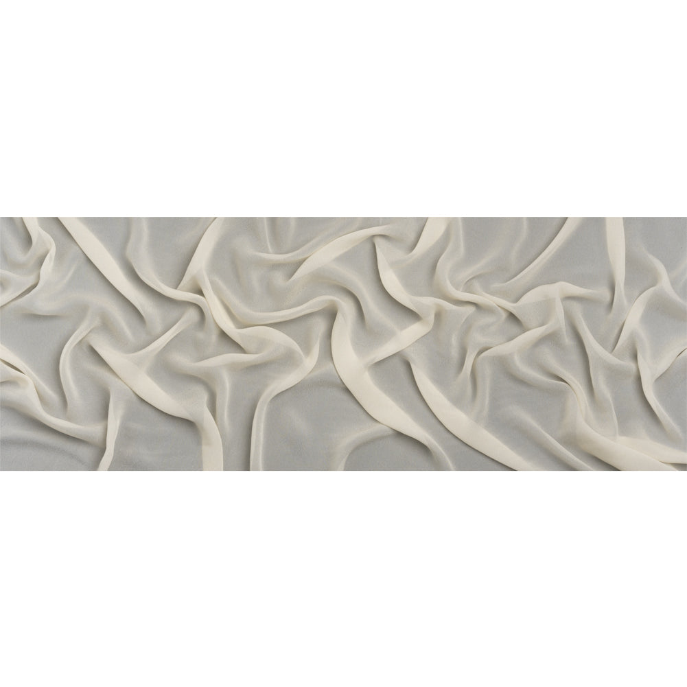 Famous Australian Designer Cream Viscose Georgette
