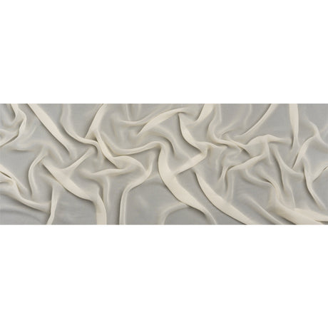 Famous Australian Designer Cream Viscose Georgette