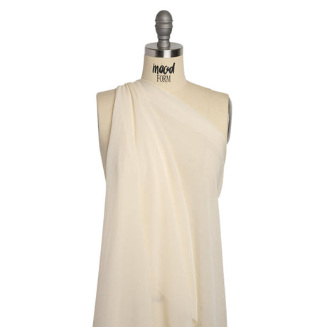 Famous Australian Designer Cream Viscose Georgette